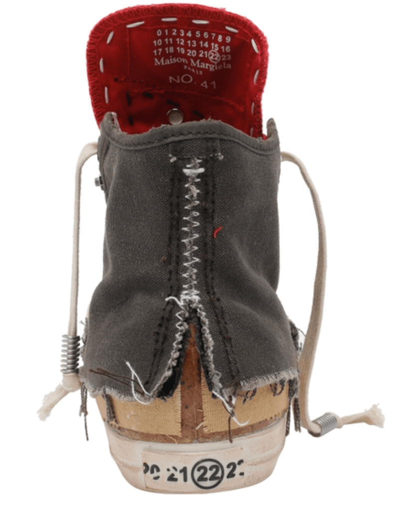 Maison Margiela frayed-edges high-top Sneakers