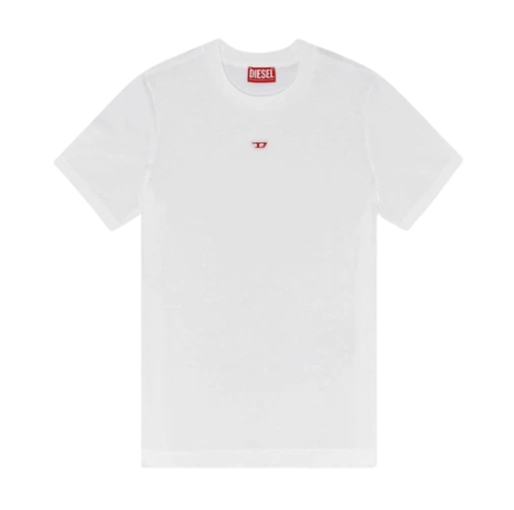 (W) Diesel T-Reg-D Logo T-Shirt White