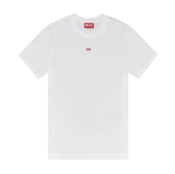 (W) Diesel T-Reg-D Logo T-Shirt White