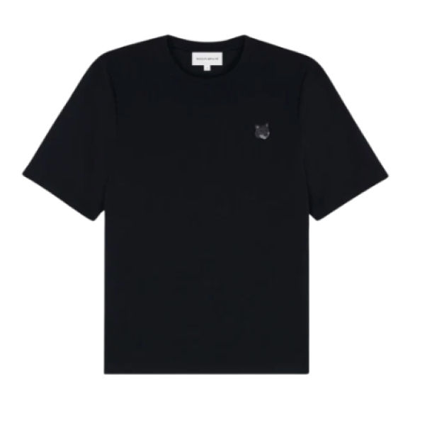 (W) Maison Kitsune Bold Fox Head Patch Comfort T-Shirt Black