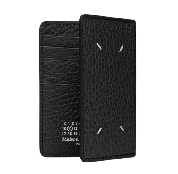 Maison Margiela Bovine Leather Card Holder Black