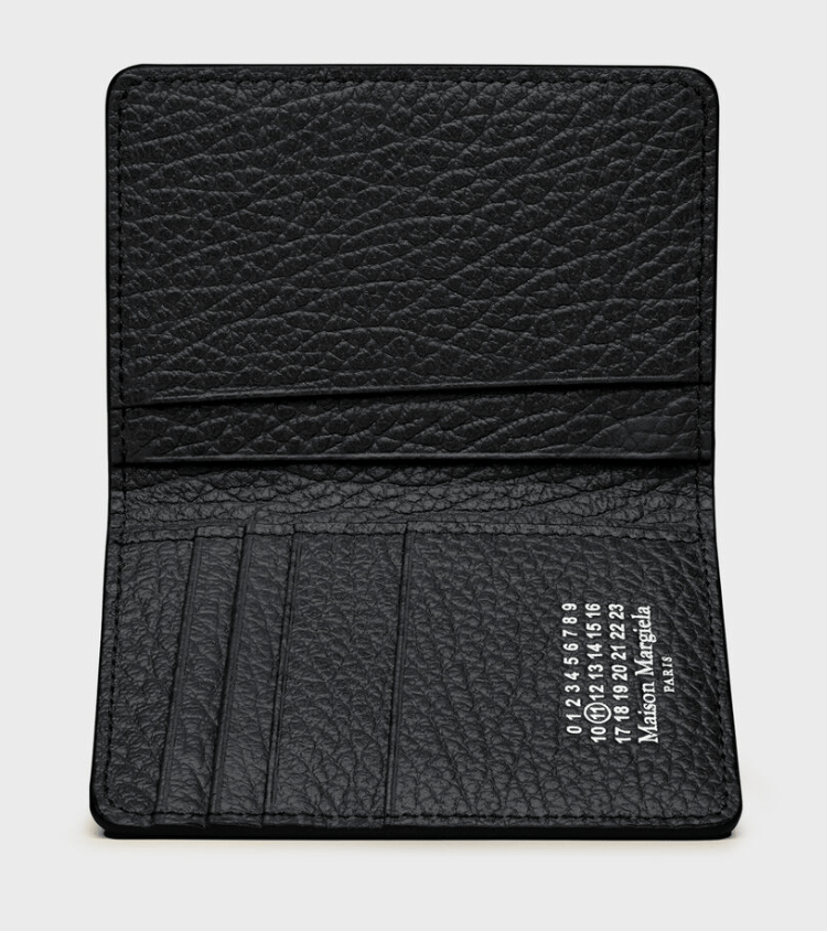 Maison Margiela Bovine Leather Card Holder Black