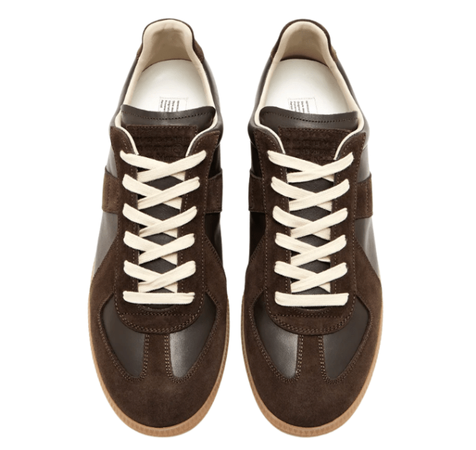 Maison Margiela Calfskin Replica Sneakers Nutmeg