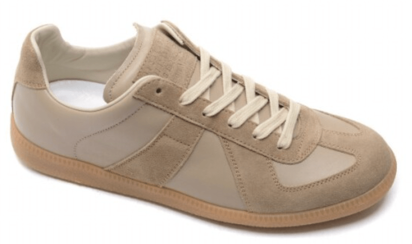 Maison Margiela Calfskin Replica Sneakers Khaki