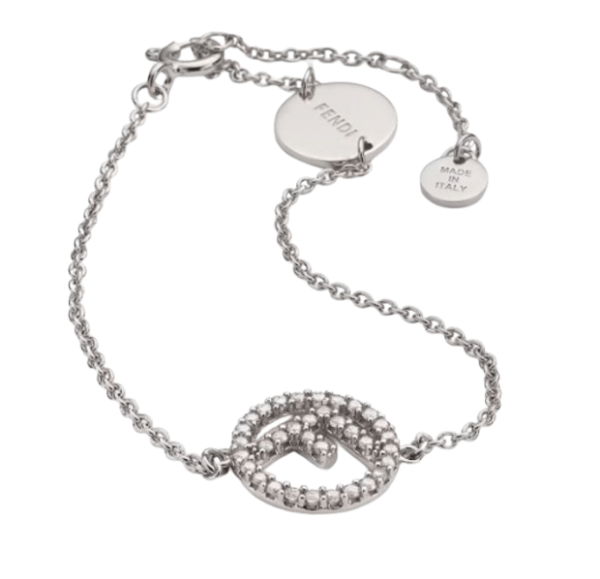 (W) Fendi F is Fendi Bracelet Silver