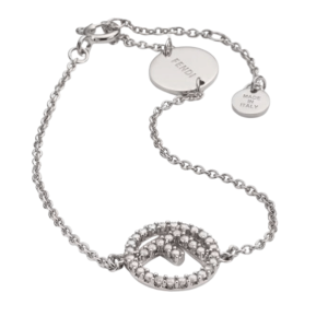 (W) Fendi F is Fendi Bracelet Silver