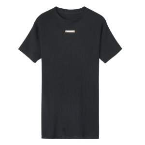 Maison Margiela Fancy Rib T-Shirt Black