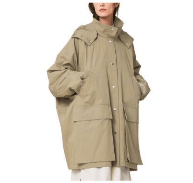 LEMAIRE Beige Oversized Raincoat