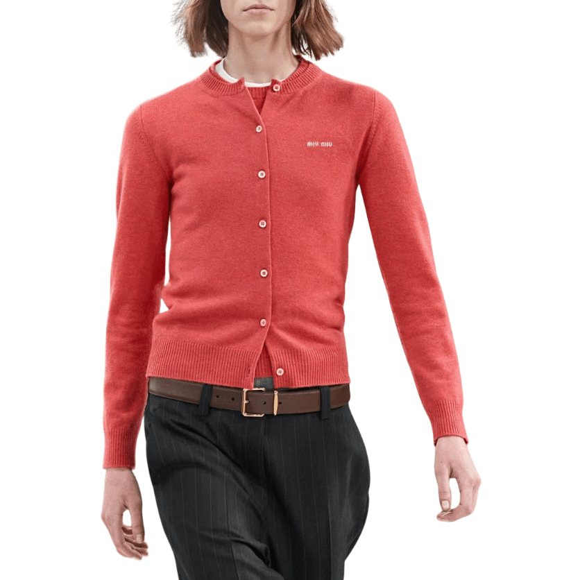 Miu Miu Cashmere Knit Cardigan 