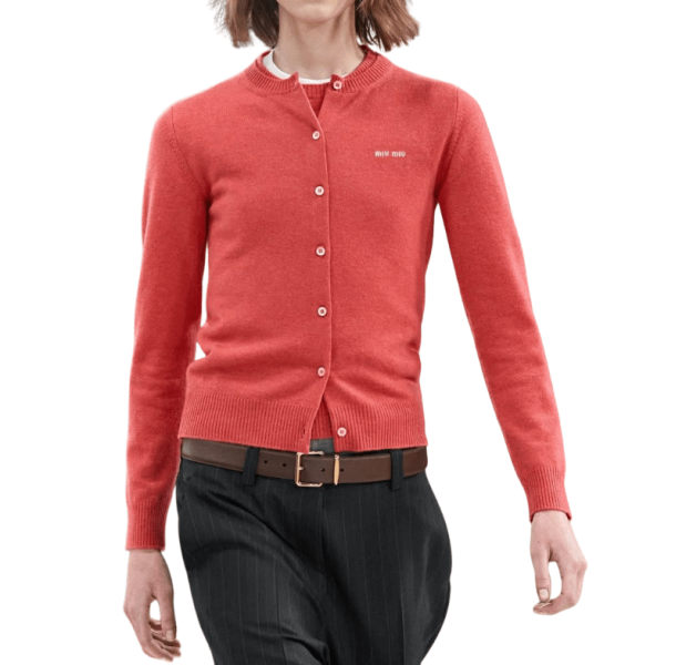 Miu Miu Cashmere Knit Cardigan 