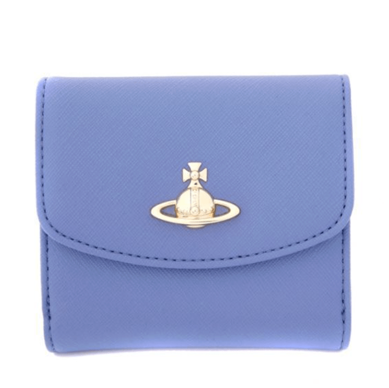 Vivienne Westwood Leather Small Wallet Blue