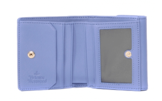 Vivienne Westwood Leather Small Wallet Blue