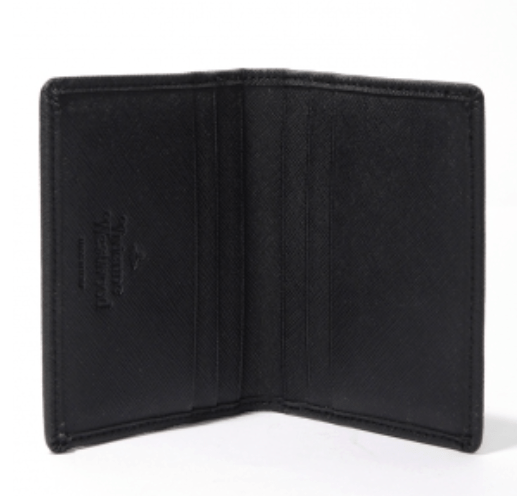 Vivienne Westwood Saffiano Card Holder Black