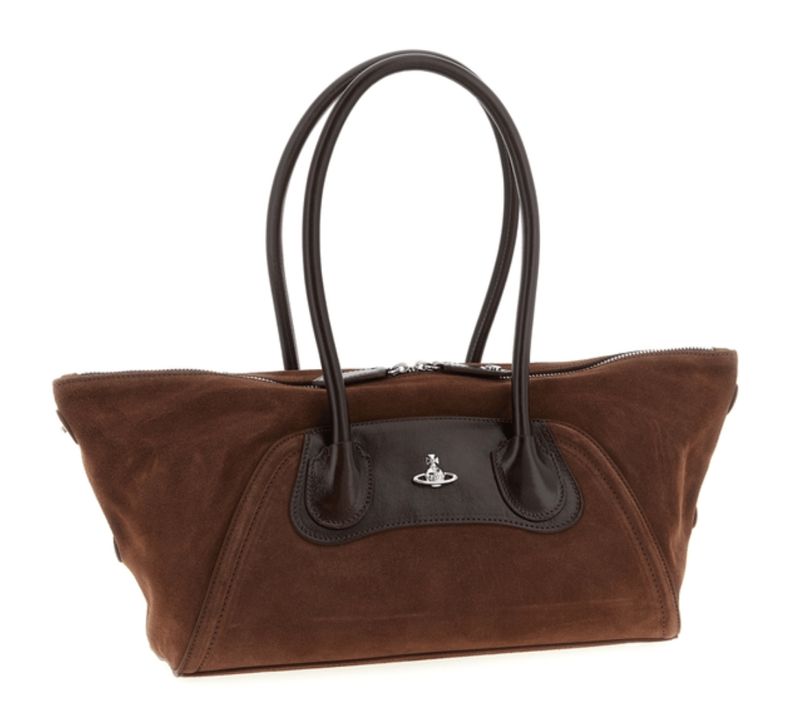 Vivienne Westwood Shirley Small Holdall Chocolate Brown
