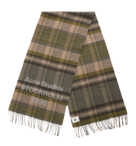 Check logo scarf - Wide