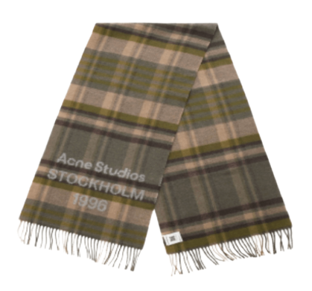 Check logo scarf - Wide