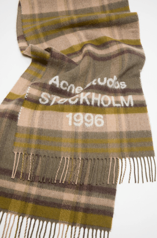 Check logo scarf - Wide