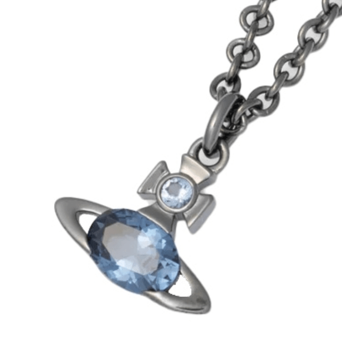 Allie Blue Pendant Necklace