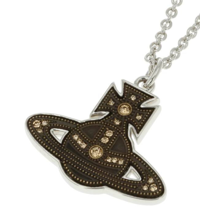 Vivienne Westwood Laszlo Pendant Necklace Black