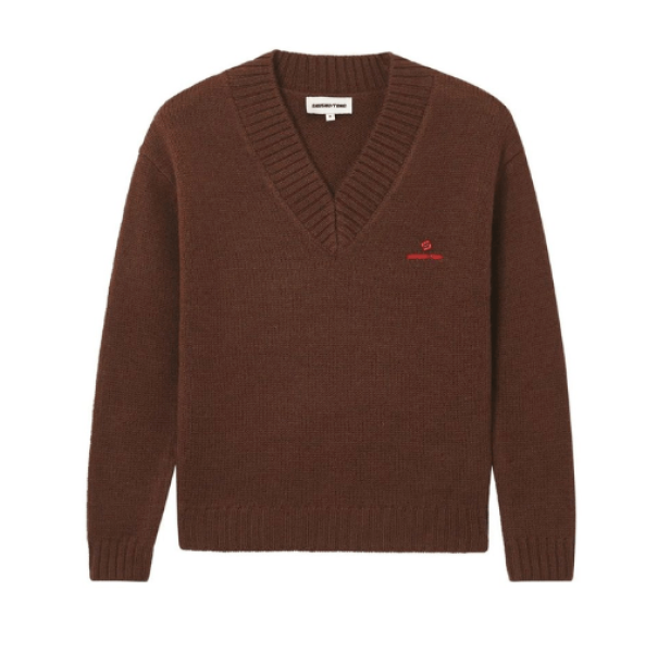 V-NECK PULLOVER SWEATER