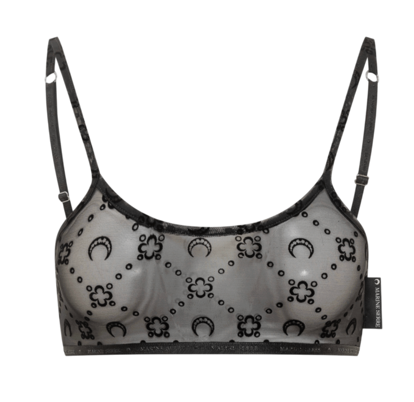 Marine Serre Bralette Moonogram 