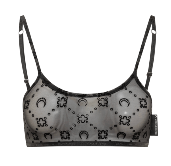 Marine Serre Bralette Moonogram 