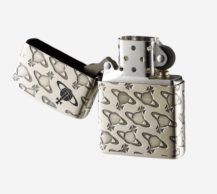 Vivienne Westwood Outstanding Orb Zippo Lighter Silver