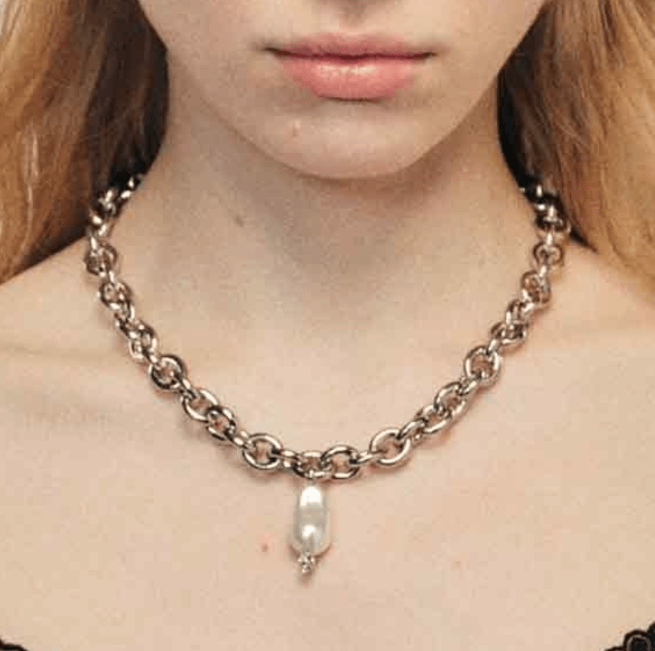 Simone Rocha pearl-drop Chain Necklace 