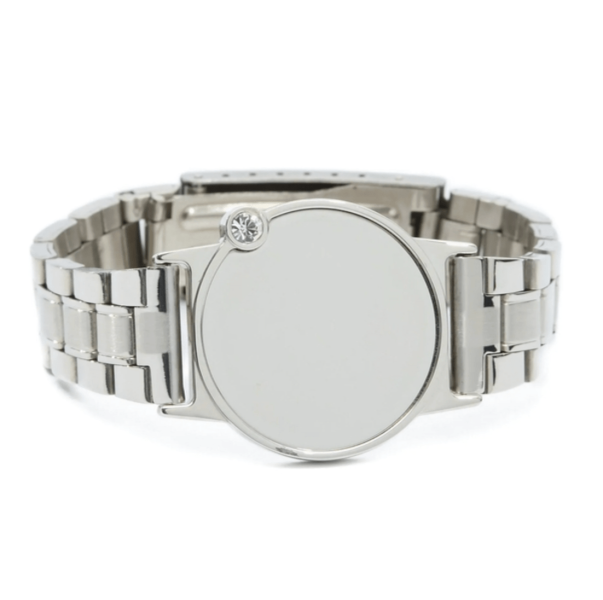  Mirror-Detail Bracelet in White