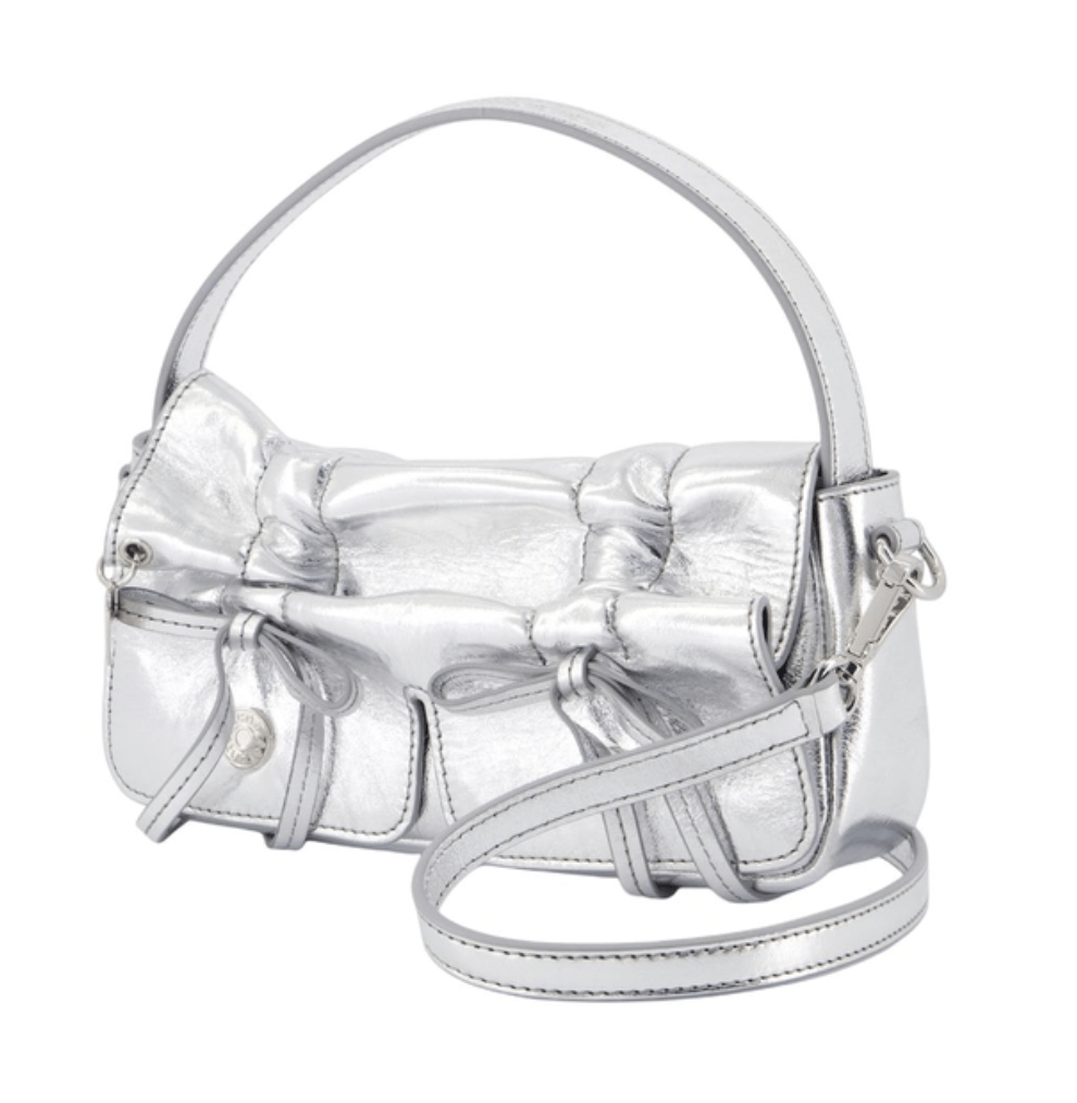 Acne Studios Multipocket Micro Metallic Bag Lux Metallic