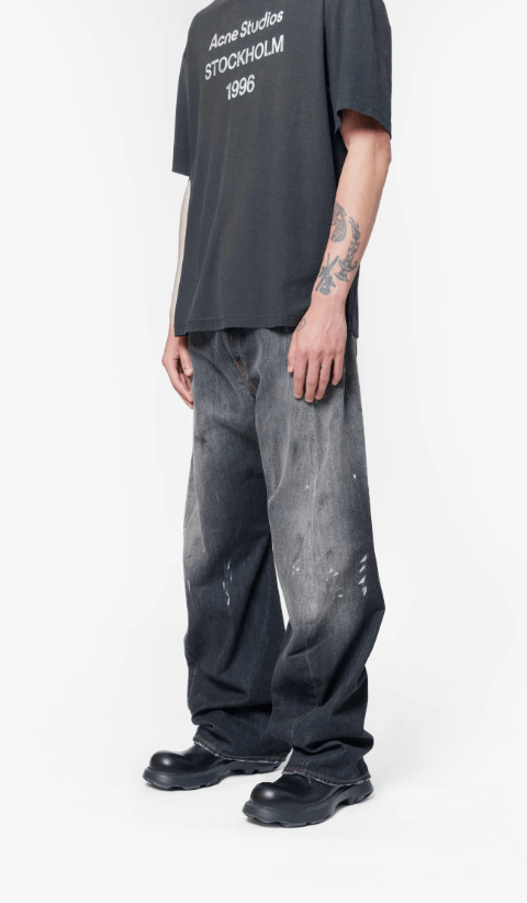 Loose Fit Jeans-2006 M Black