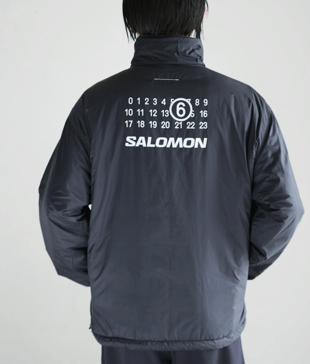MM6 x Salomon insulated half zip pullover