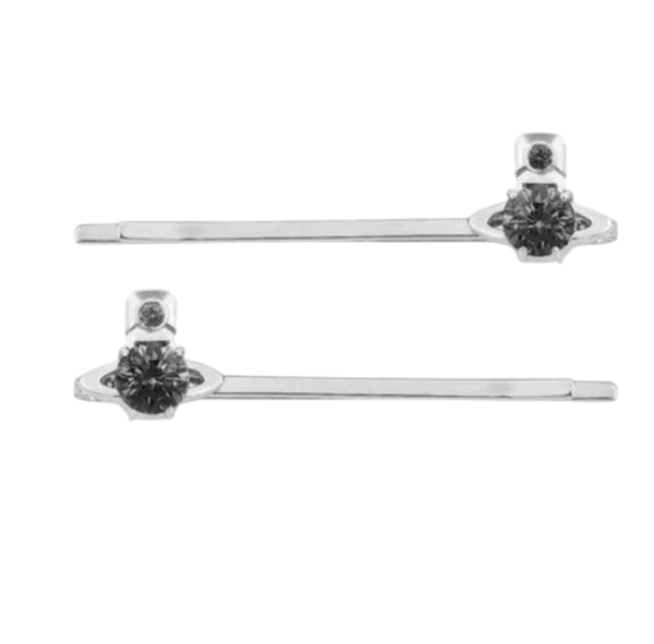 Joaquina Bobby Pins in PLATINUM-GREY