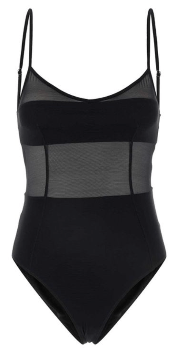 PRADA Triangle Logo Hook Swimsuit