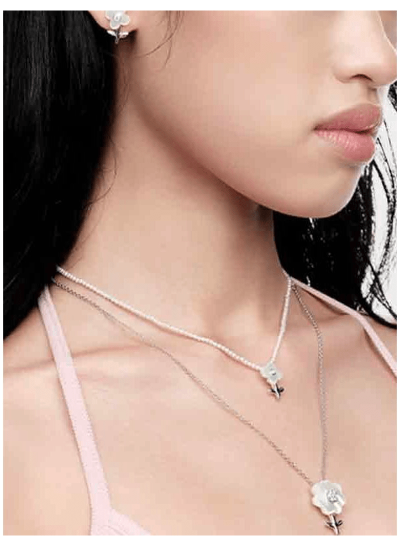 Mini Flower Pendant Necklace