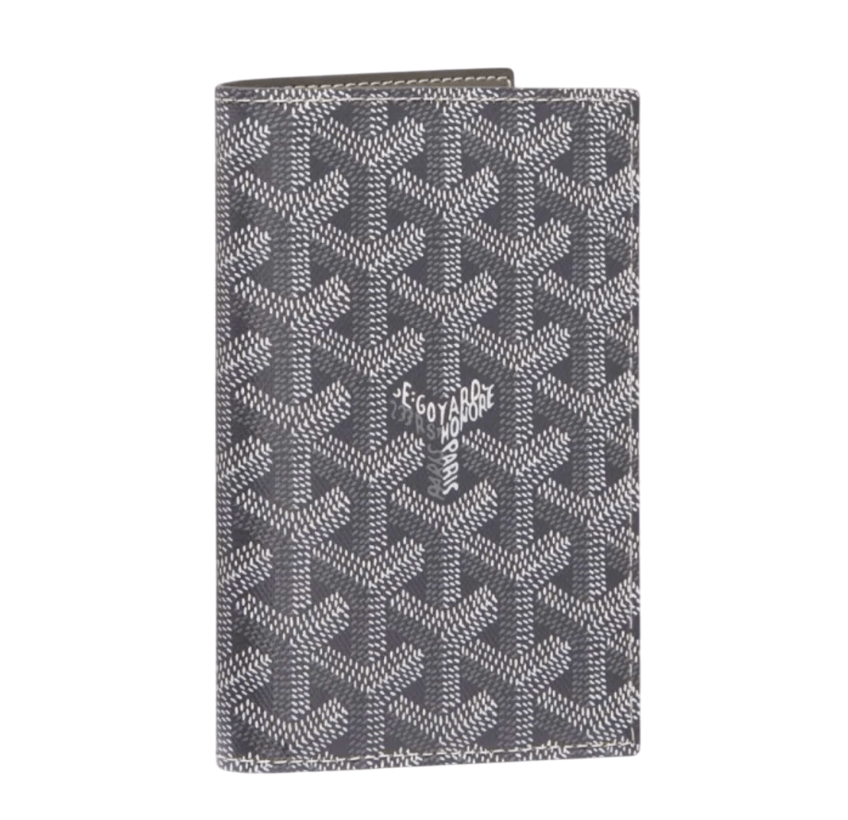 Goyard Grenelle Passport Cover Grey