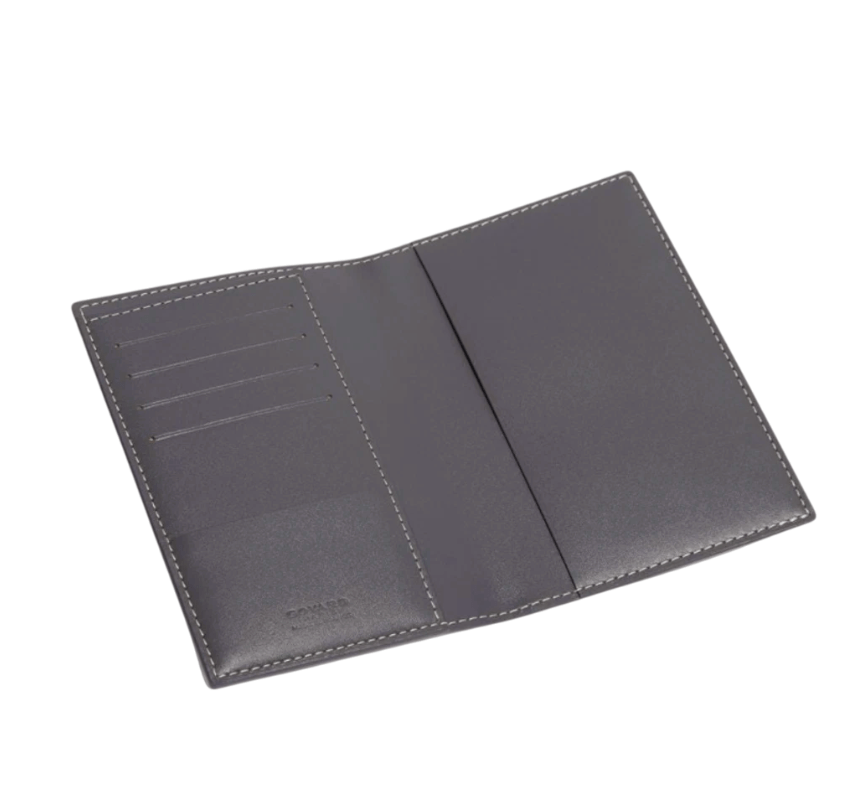 Goyard Grenelle Passport Cover Grey