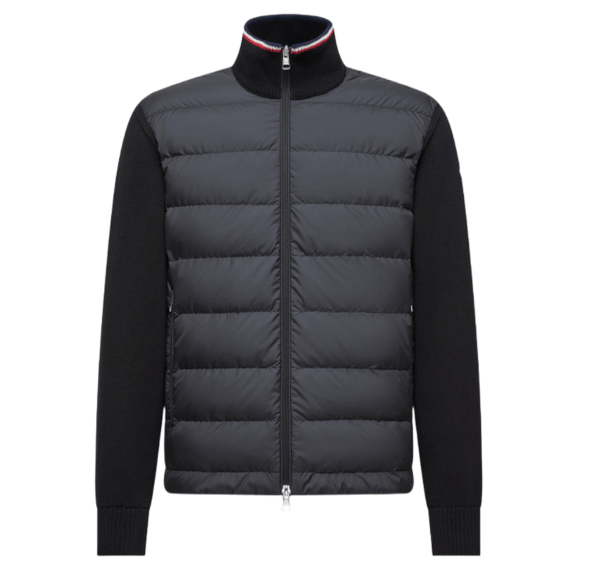 Moncler Padded Zip Up Cotton Cardigan Black - 25FW