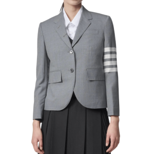 4 Bar Wool Jacket - Grey