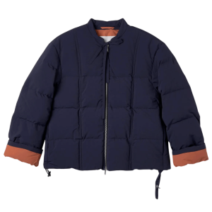  JIL SANDER High Neck Padded Down Jacket - Navy