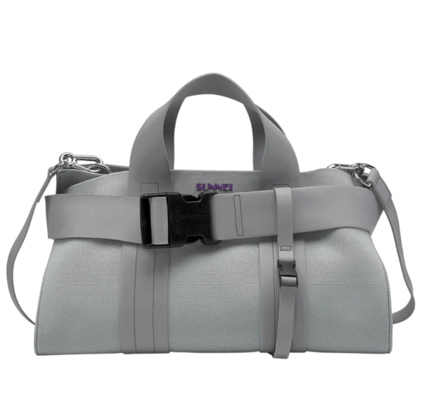 Sunnei Parallelepipedo Messenger Bag (Grey)