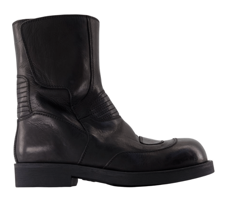 MM6 Maison Margiela Black Ankle Boots