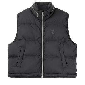 Heart Logo Padded Vest - Black