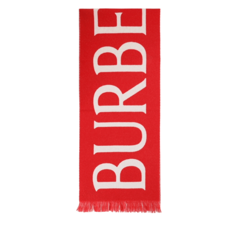 Burberry Wool scarf red