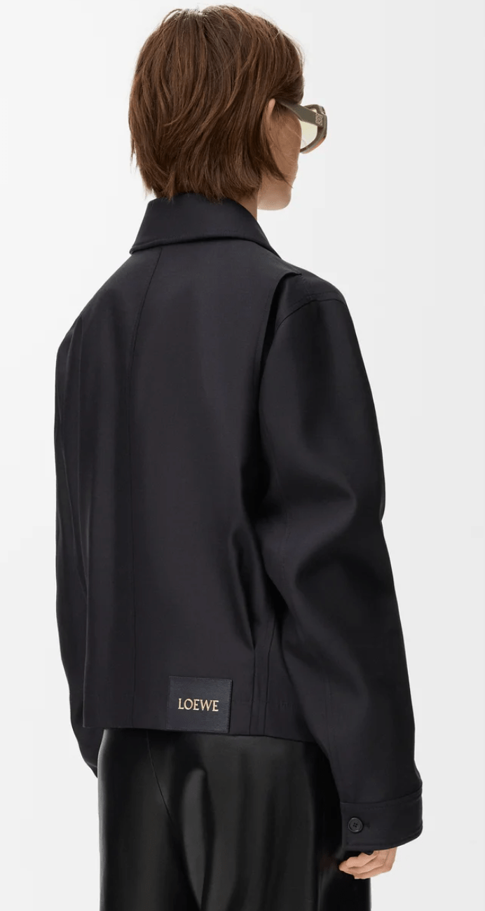 LOEWE Belted Zip Jacket Black 