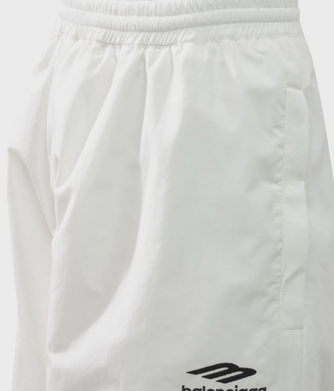  BALENCIAGA 3B SPORTS ICON TRACKSUIT PANTS - WHITE 
