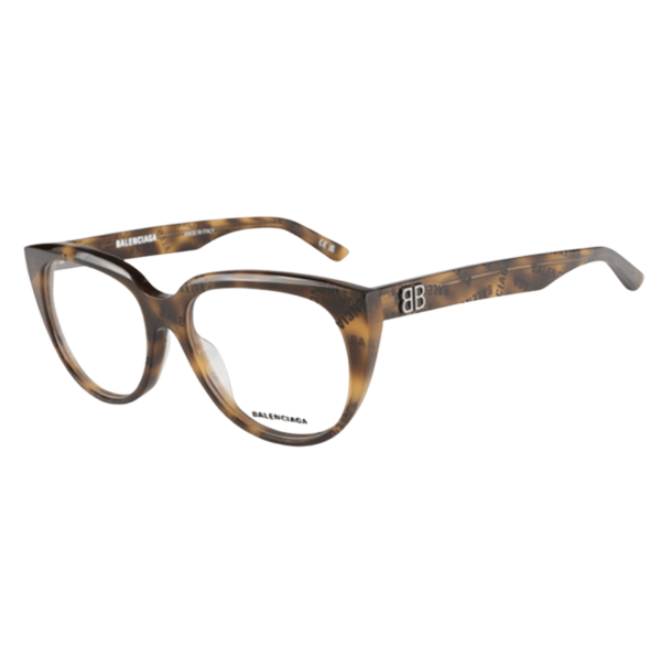 (W) Balenciaga Cat Eye Eyeglasses Havana