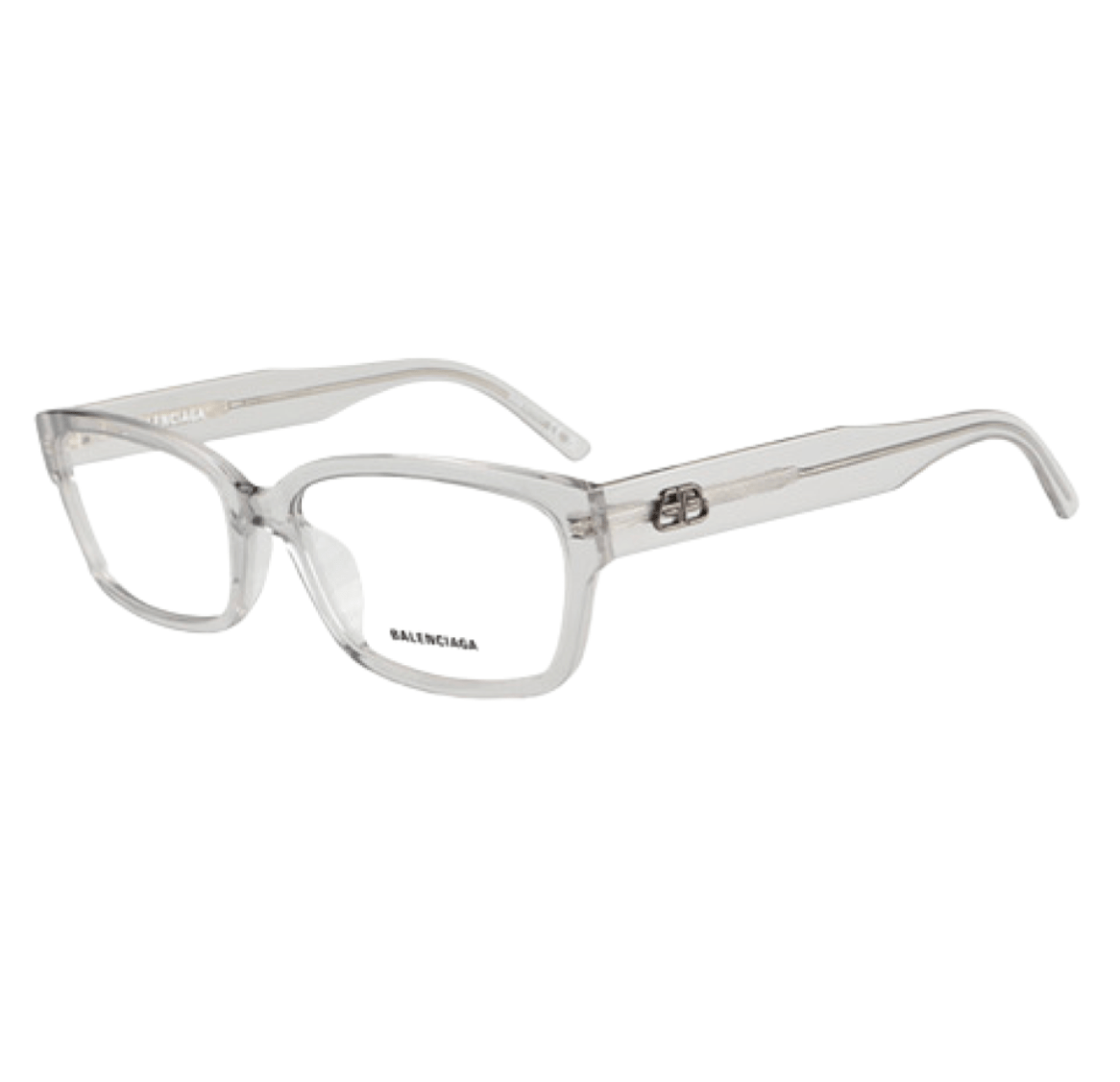 Balenciaga Rectangular Square Eyeglasses Grey