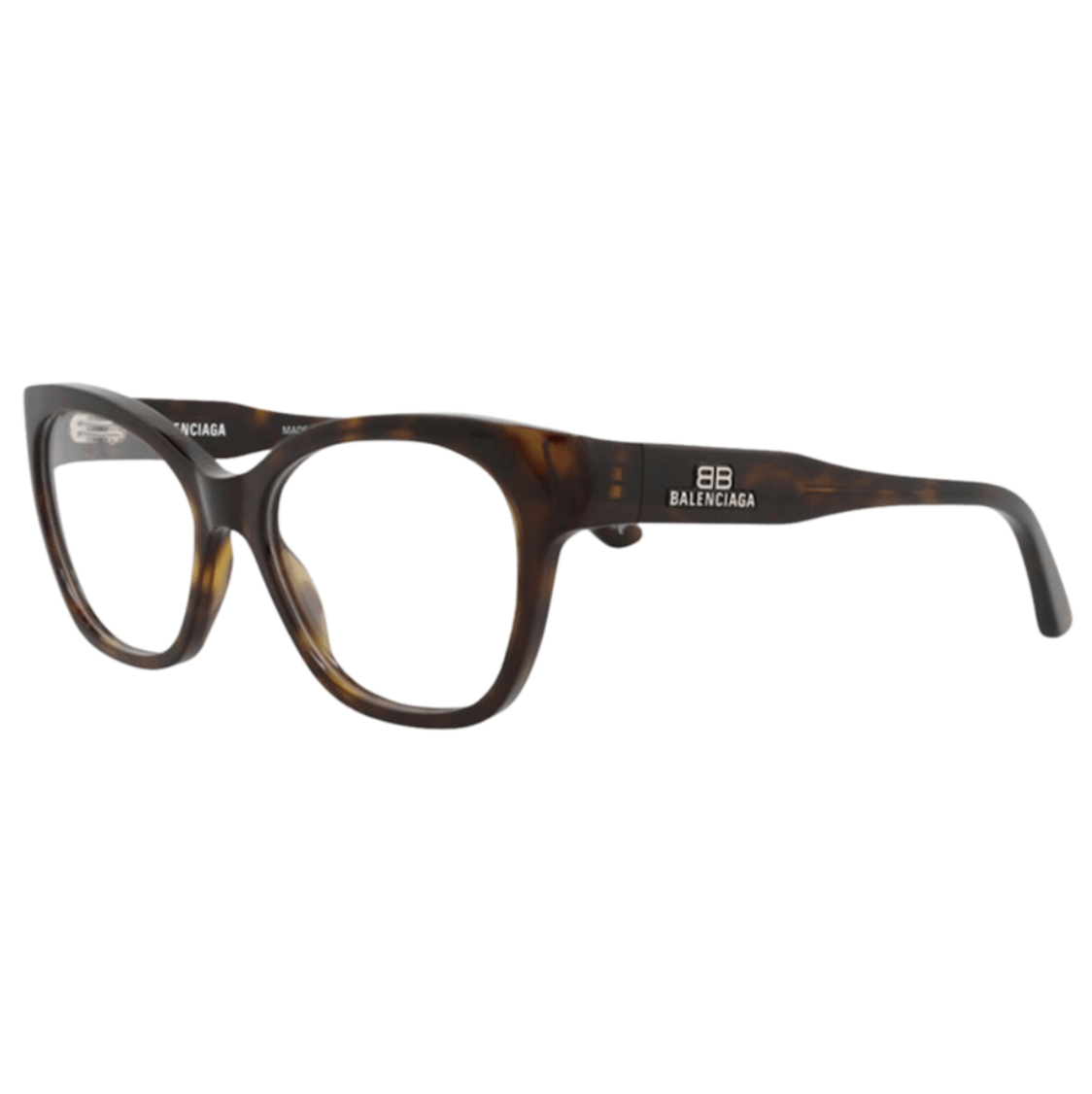 Balenciaga Cat Eye Acetate Eyeglasses Havana
