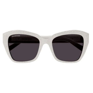 (W) Balenciaga Geometric Sunglasses White Grey